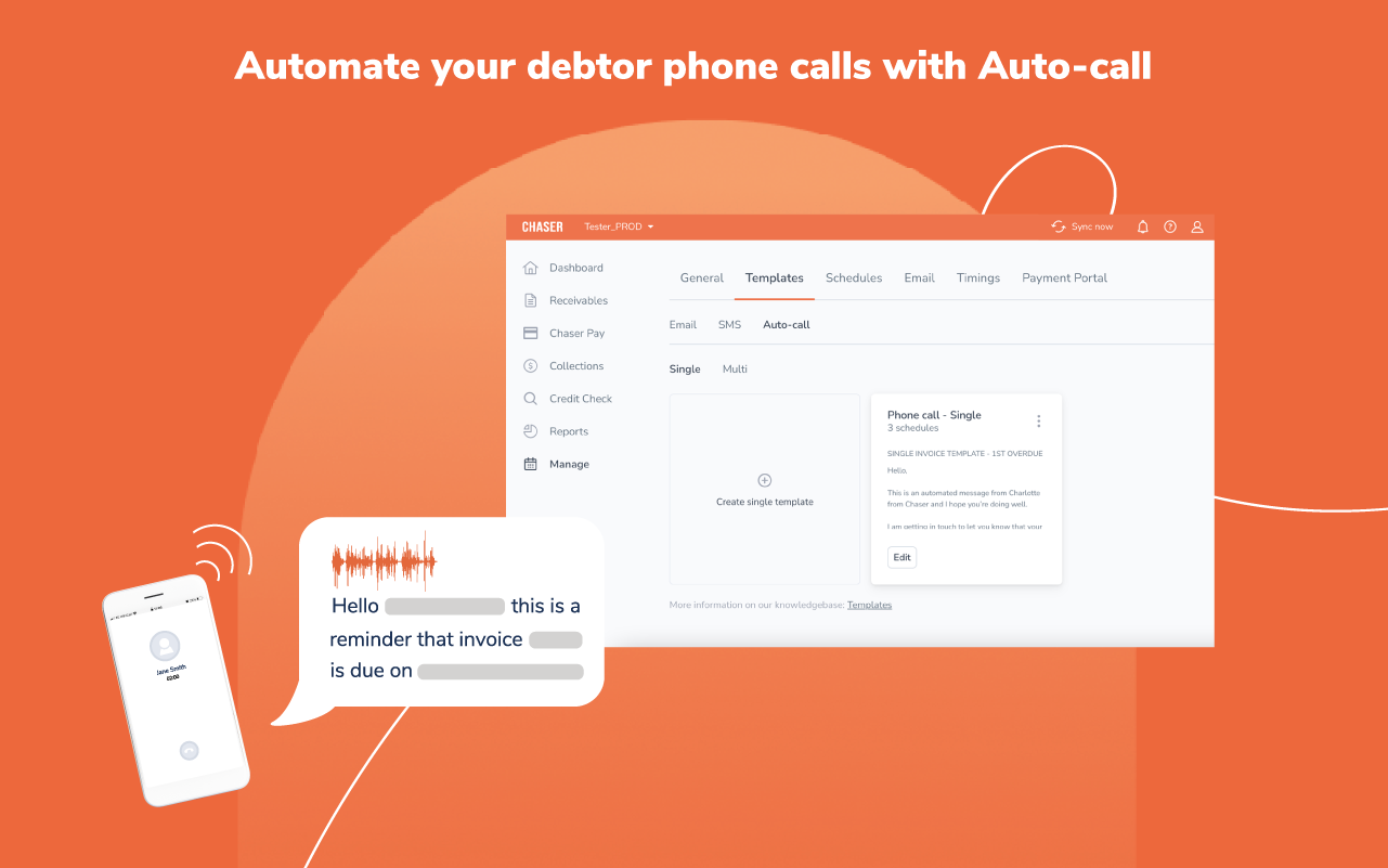 Automate your debtor phone calls with Auto-call
