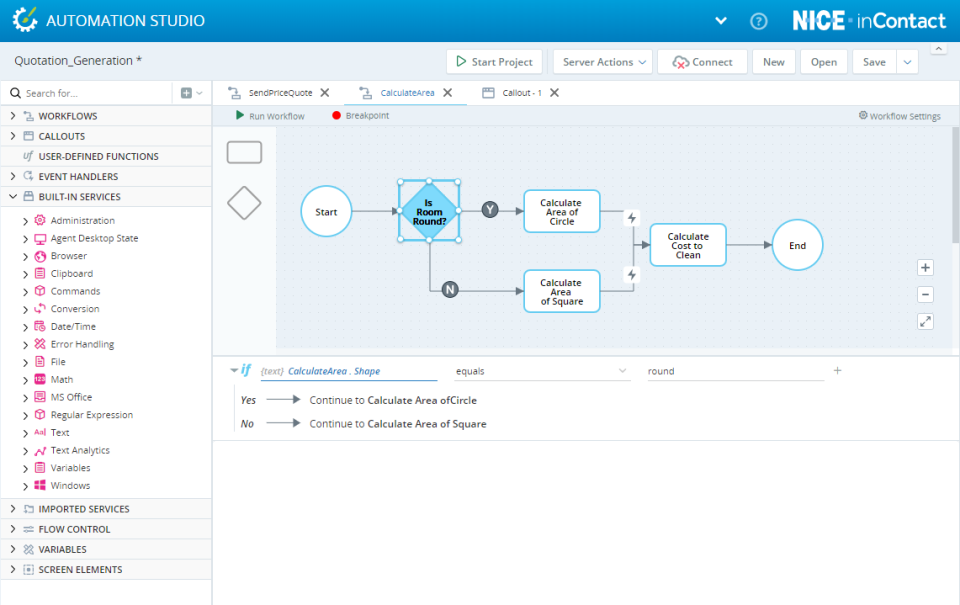 NICE Robotic Automation Software - Automation Studio