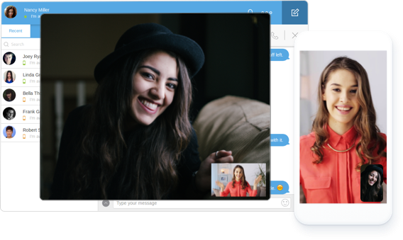 CometChat Software - CometChat audio/video chat