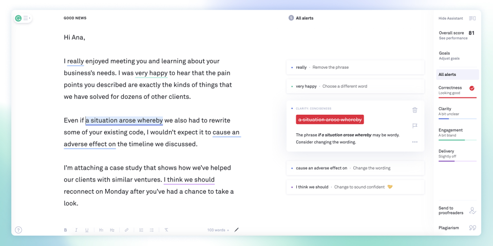 grammarly for mac mail