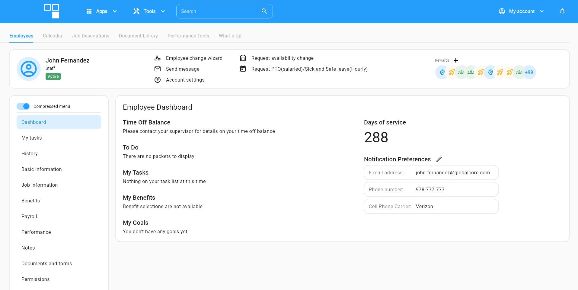 Workuments screenshot