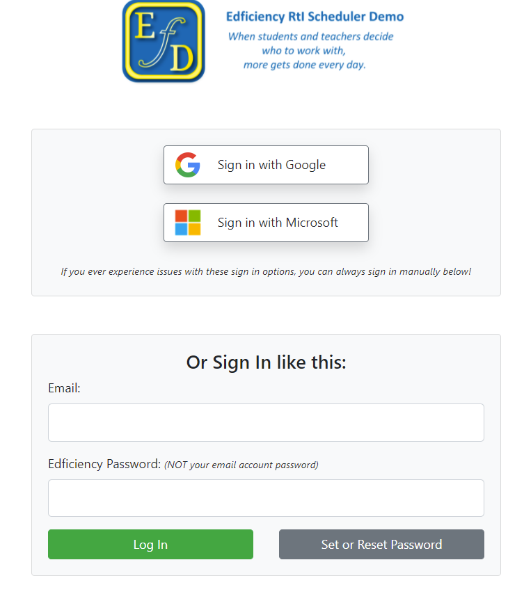 Easily Sign On with Google or Microsoft Single Sign On