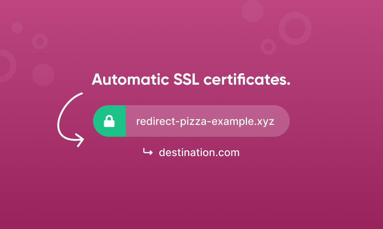 Automatic SSL certificates.