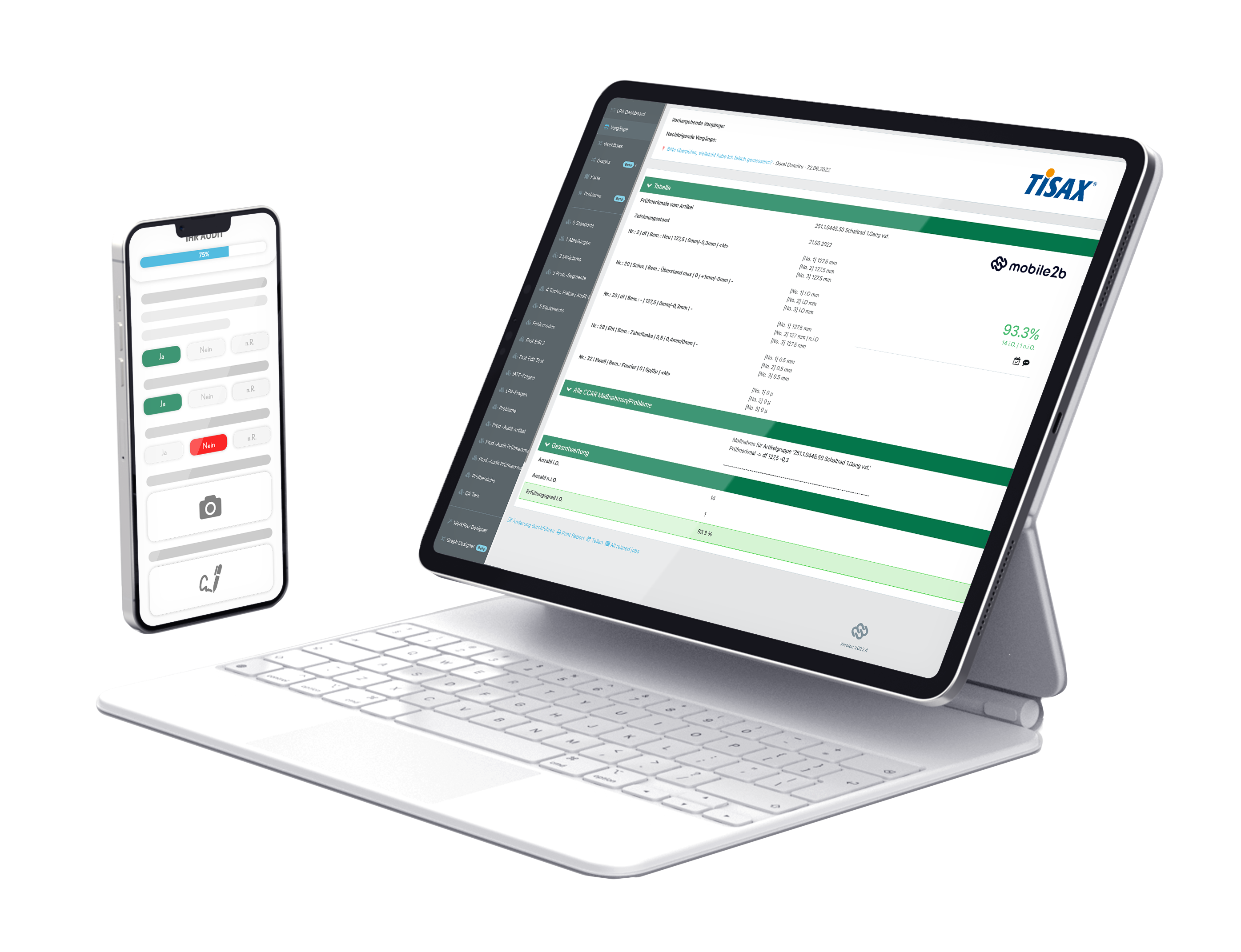 Mobile2b Software - Create Reports and Sign Documents