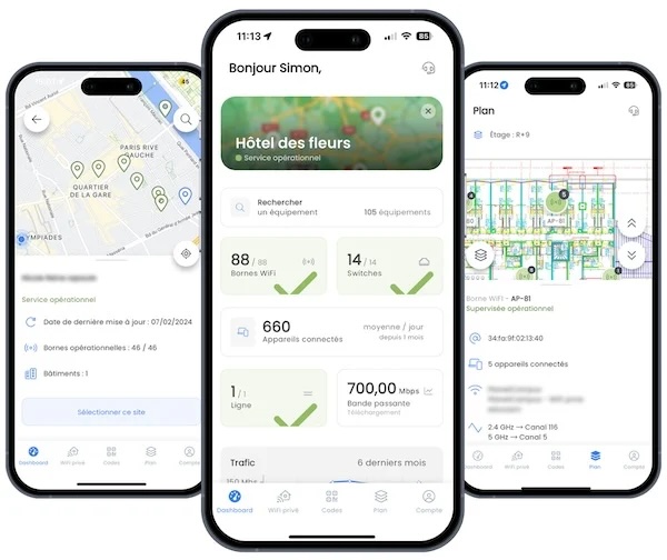Wifirst Center screenshot: Wifirst Center overview