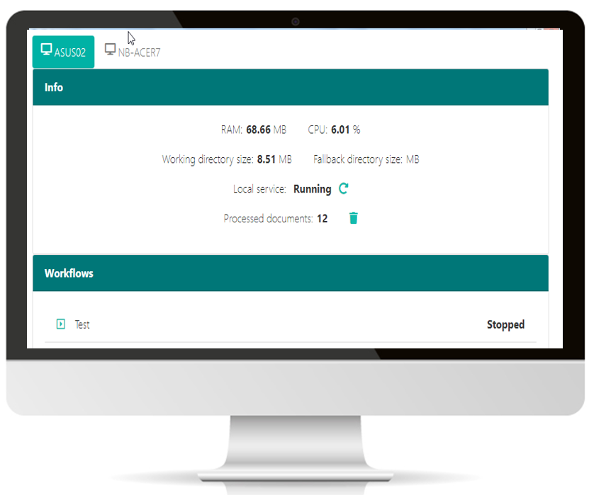 NOVO CXP process monitoring
