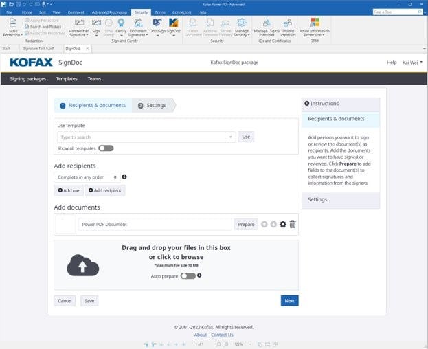 Kofax Power PDF Logiciel - 3