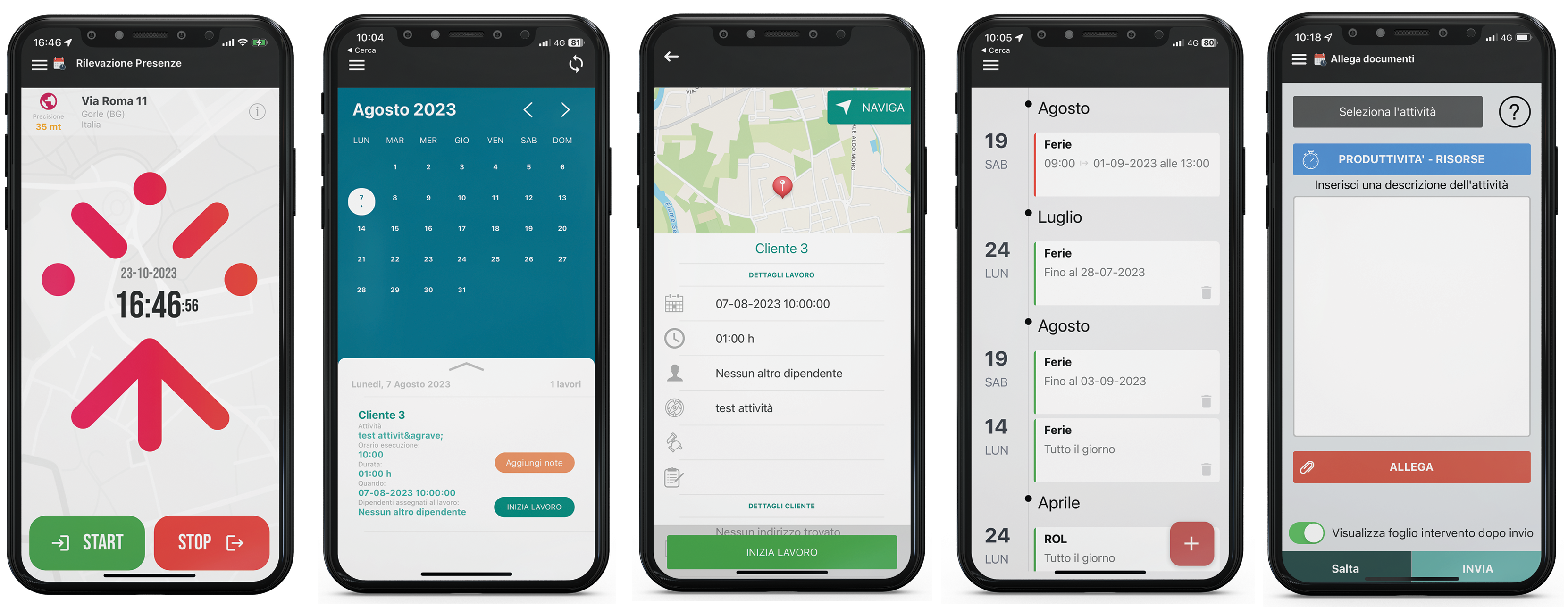 App Rilevazione Presenze