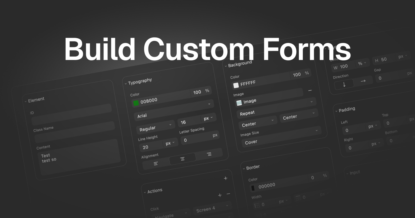 FigForm screenshot: Build Custom Forms with FigForm