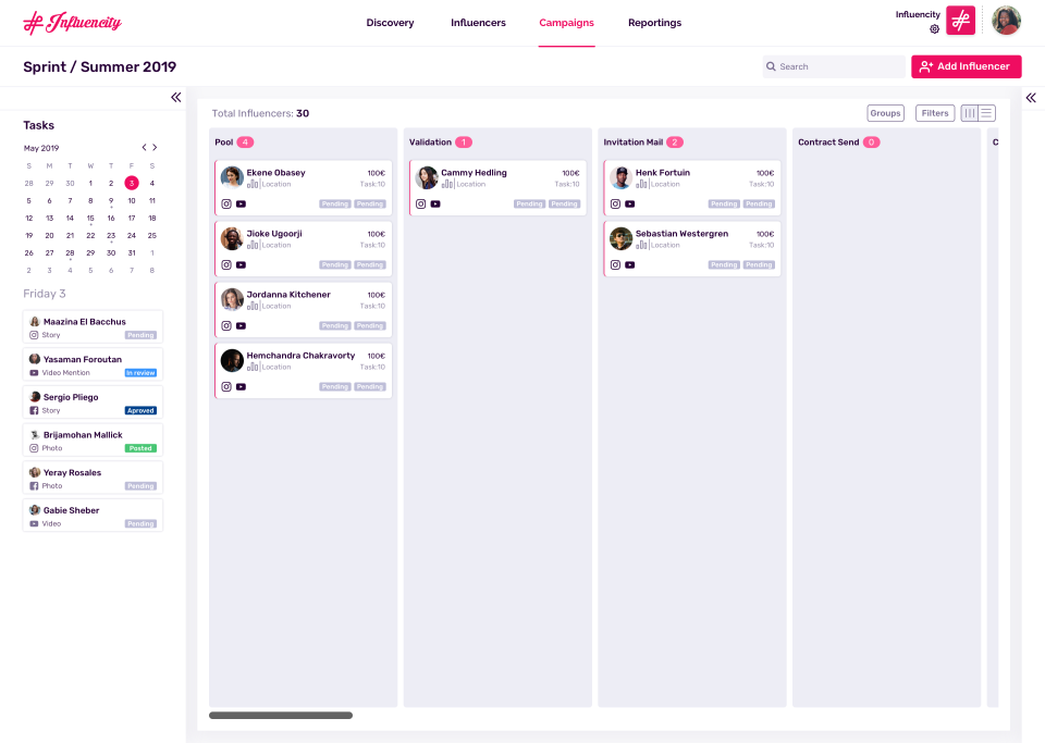 Influencity Software - 3