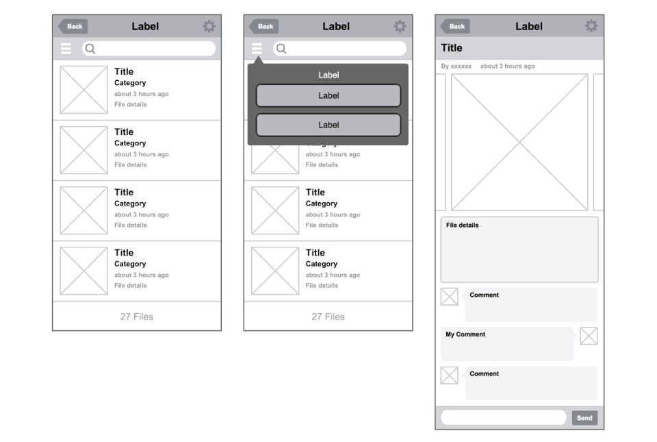 Cacoo Software - Choose from Cacoo's extensive collection of wireframe templates