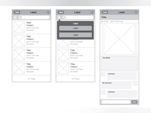 Cacoo Software - Choose from Cacoo's extensive collection of wireframe templates