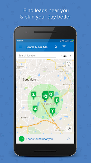 LeadSquared Software - Track leads with geographic maps and GPS