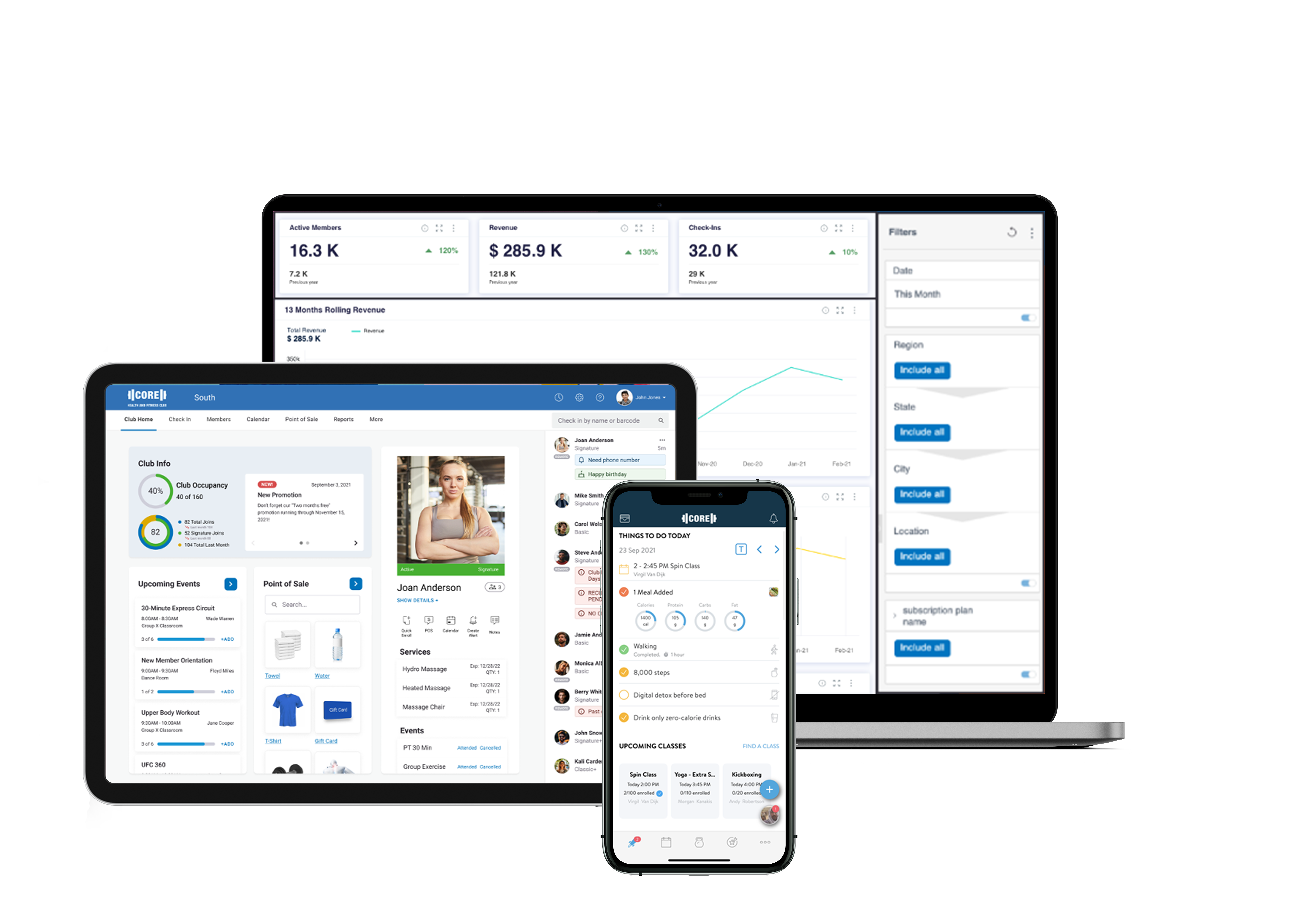 ABC Ignite Software - Multi-Device Support – Our versatile gym management software ensures you can access and manage your gym from multiple devices, providing you with the flexibility you need to stay in control anytime, anywhere.