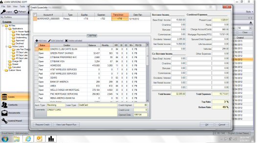 Automated credit pull