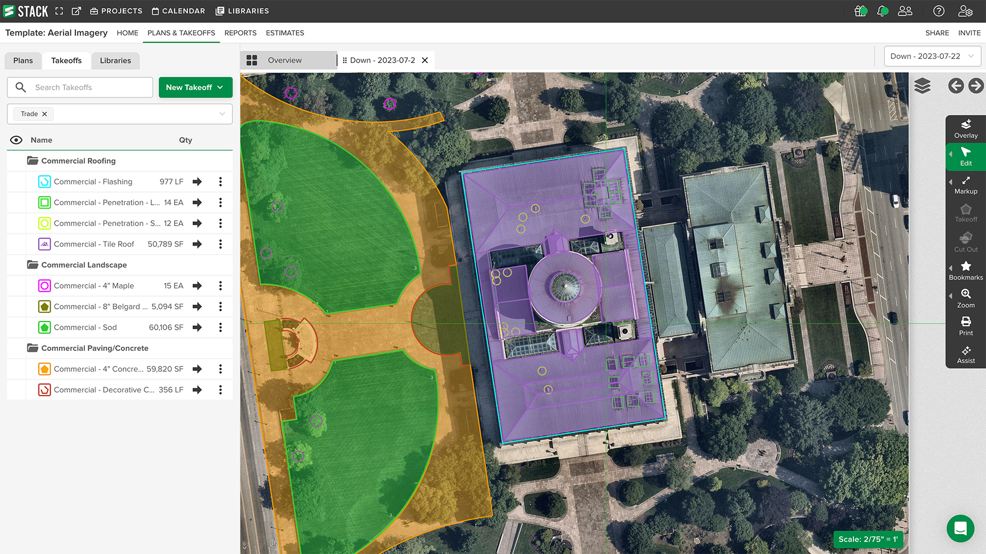 STACK Software - STACK aerial imagery