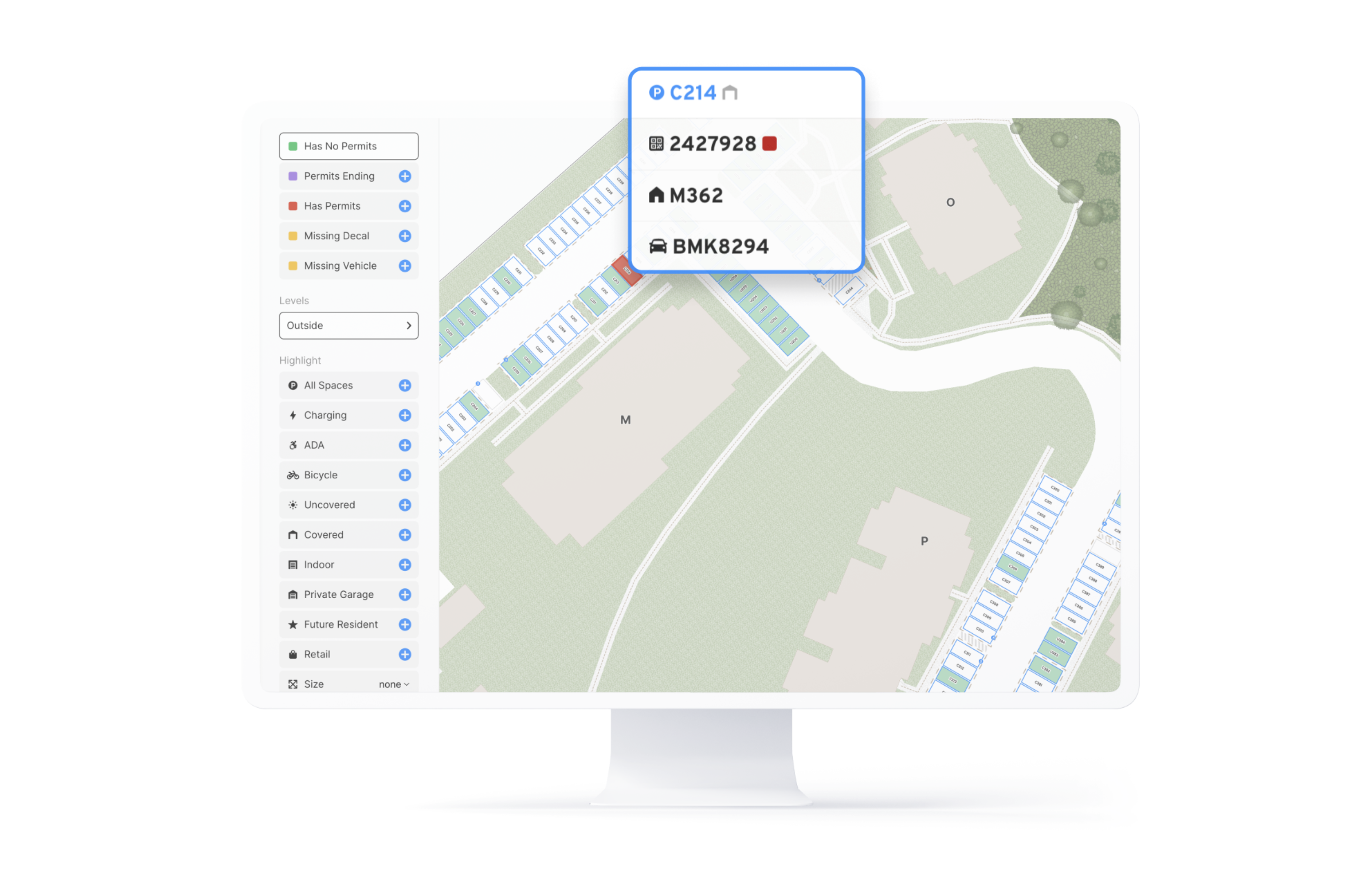 Manage resident parking with the original Smart Parking Map™.