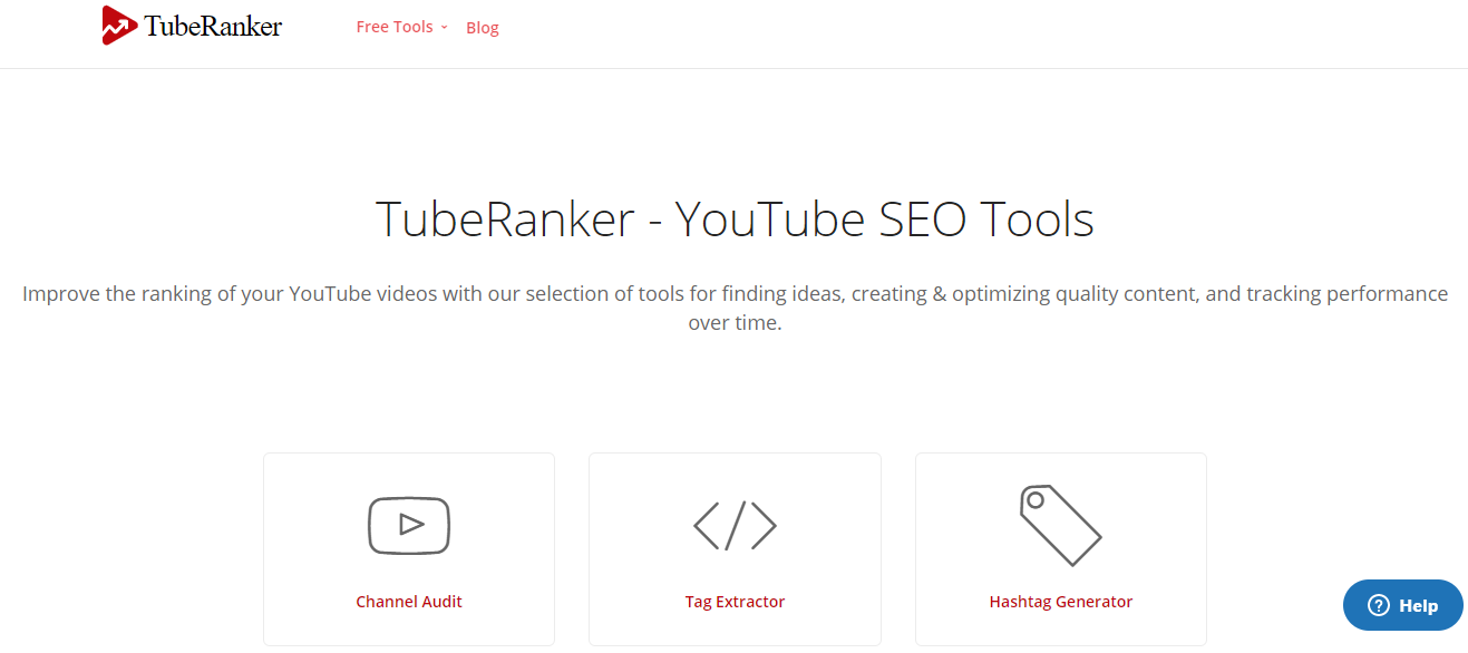 TubeRanker - YouTube SEO Tools