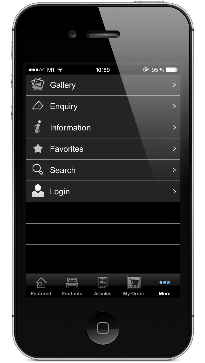 Acromobile search and features