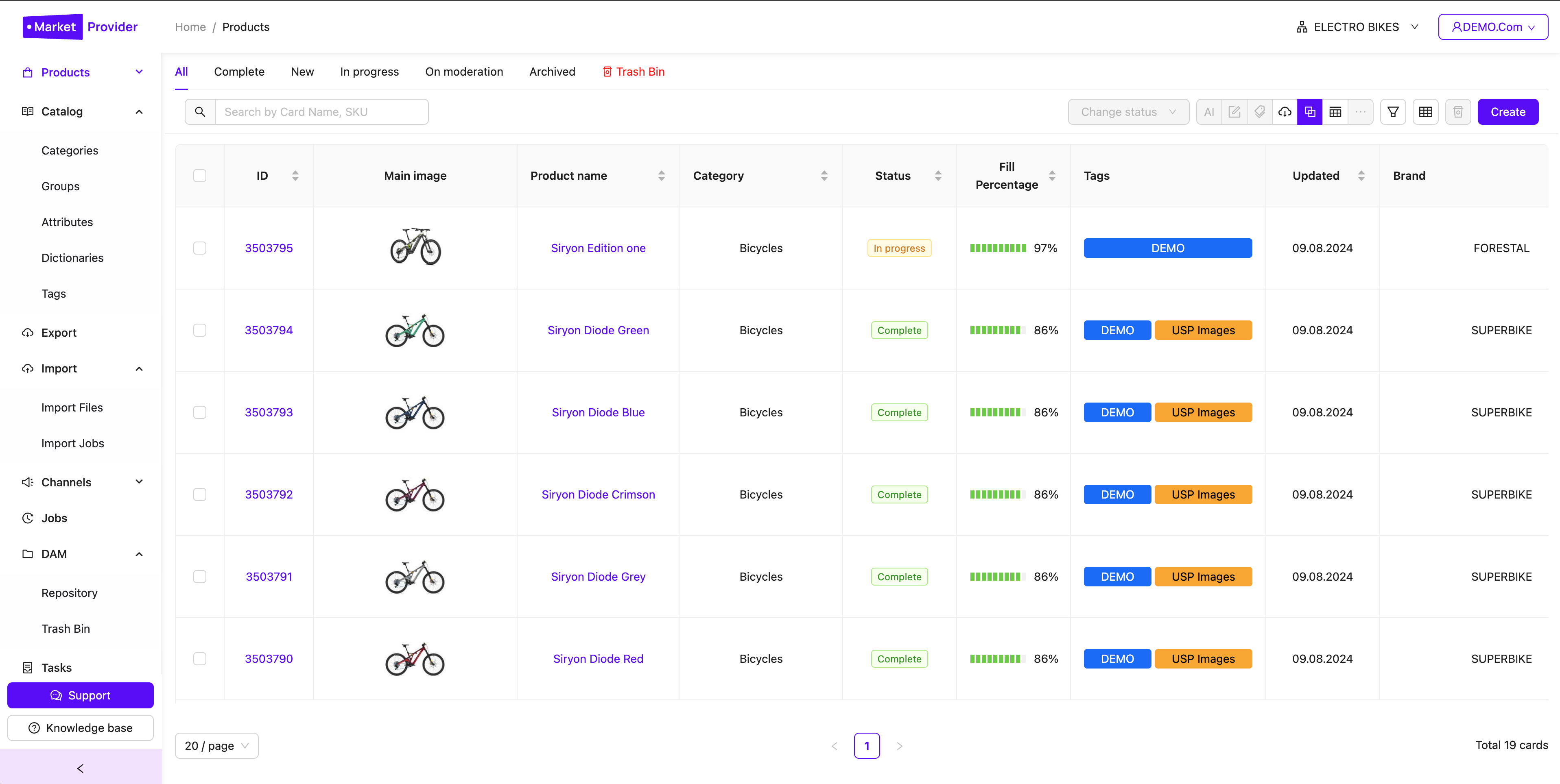 MarketProvider screenshot: Integration with ChatGPT and Figma for instant processing of validated and verified information. 