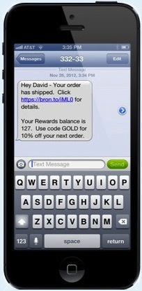 Bronto Marketing Platform Software - Send service messages in Bronto