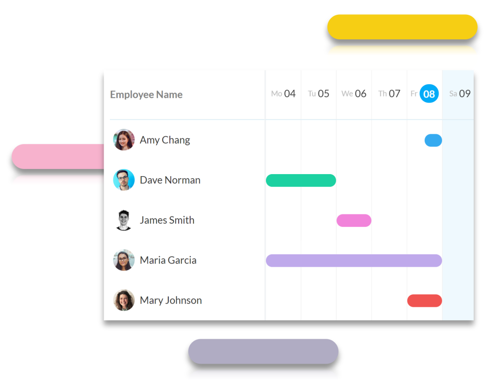 Leave Dates Software - 1