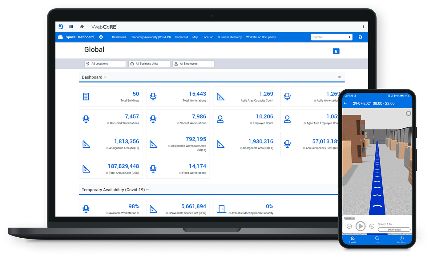 WebCoRE screenshot: WebCoRE Space Dashboard