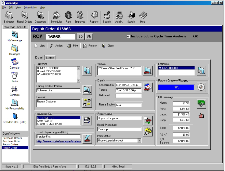 auto shop management software freeware