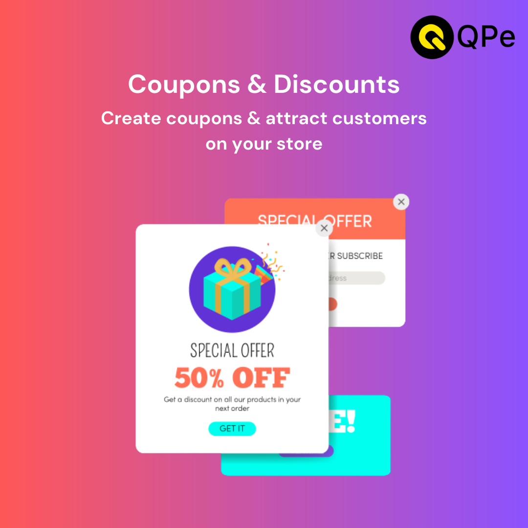 Create Coupons/Discounts and attract new customers
