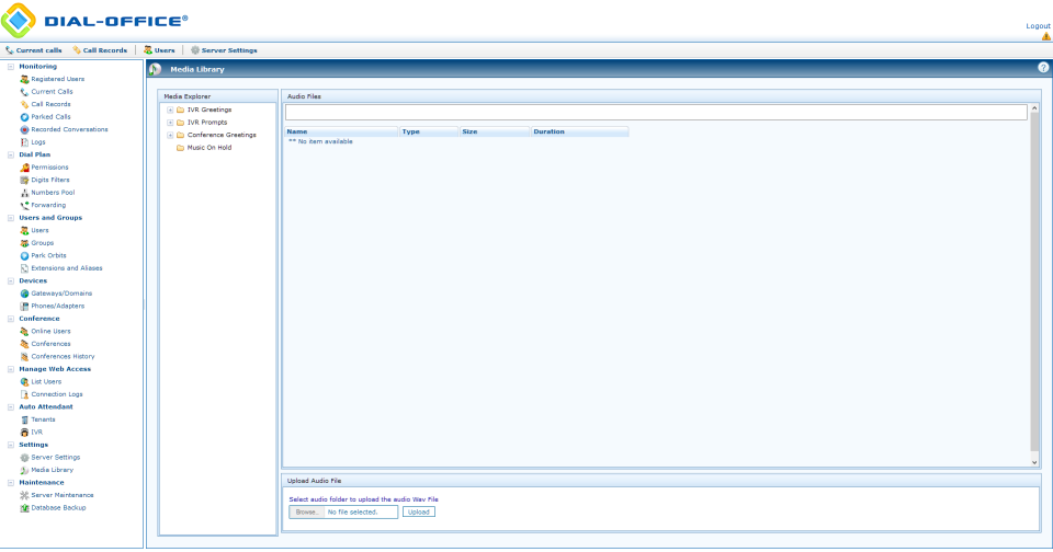 IP-PBX Software Interface-thumb