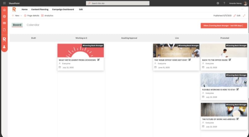 Ripple Software - Planner - Intuitive, flexible workflow and campaign planning. Planner gives you the tools to manage the content creation lifecycle from start to finish and to view and shift your plans in one simple interface.