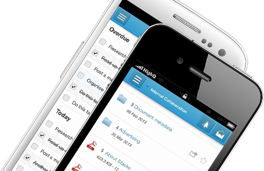 HighQ Software - HighQ Dataroom is mobile optimized for iOS, Android, Windows and Blackberry