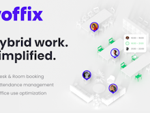 yoffix Software - Yoffix offers intuitive Hybrid Workplace Platform for mid size business. Easily implement hybrid office with Shared Desks & Rooms, bring employees together on-site and optimize office use & costs by >50%!