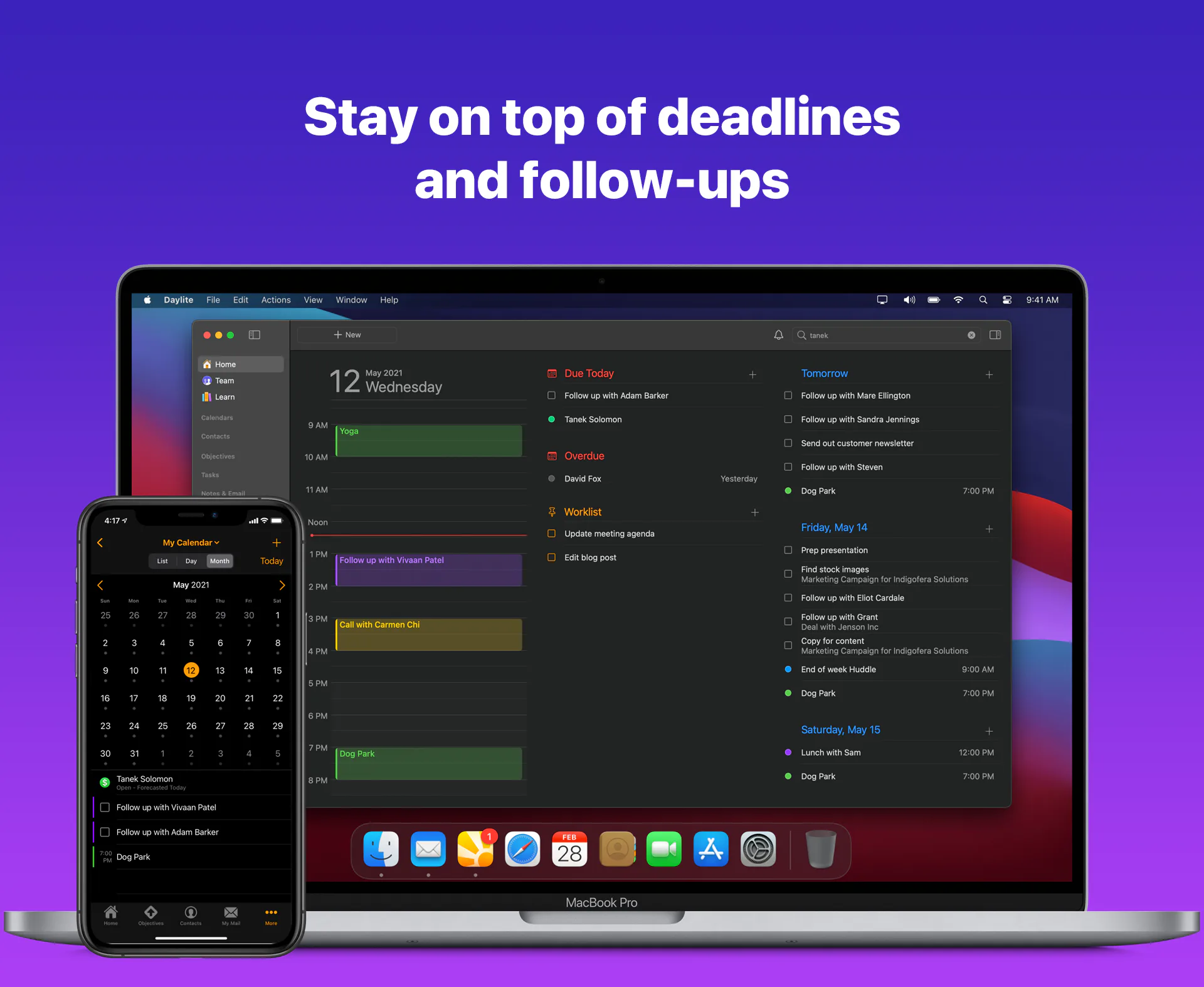 Daylite for Mac Software - 5