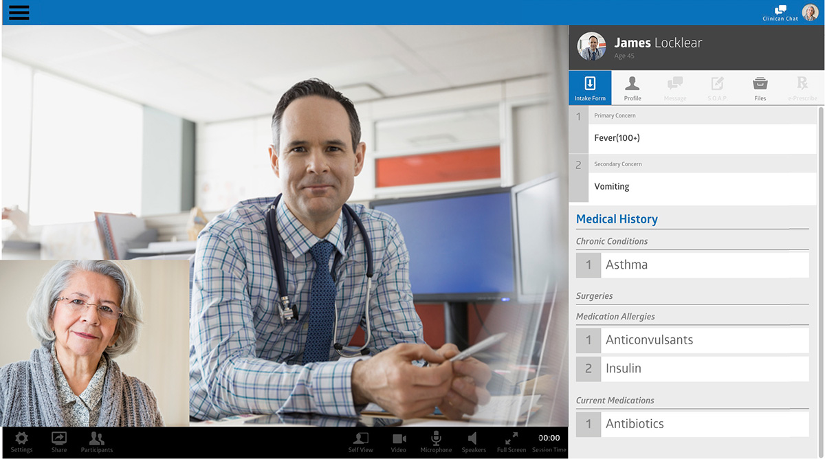 Virtual Care Management video consultation