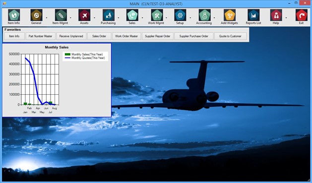 LogMRO screenshot: Main menu screen