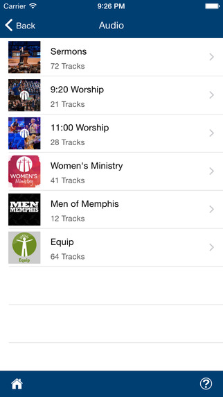 TouchPoint Software - Church members can access shared audio recordings of sermons through their TouchPoint App!