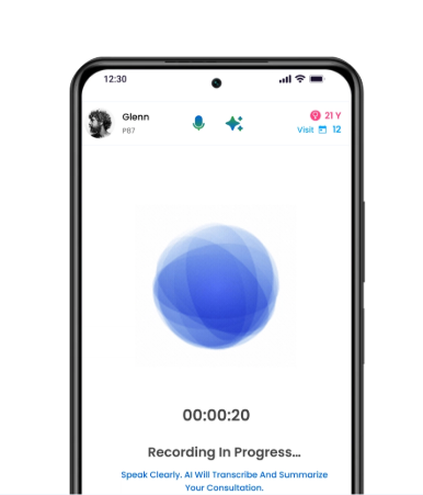 LYFnGO screenshot: LYFnGO patient doctor conversations tracking
