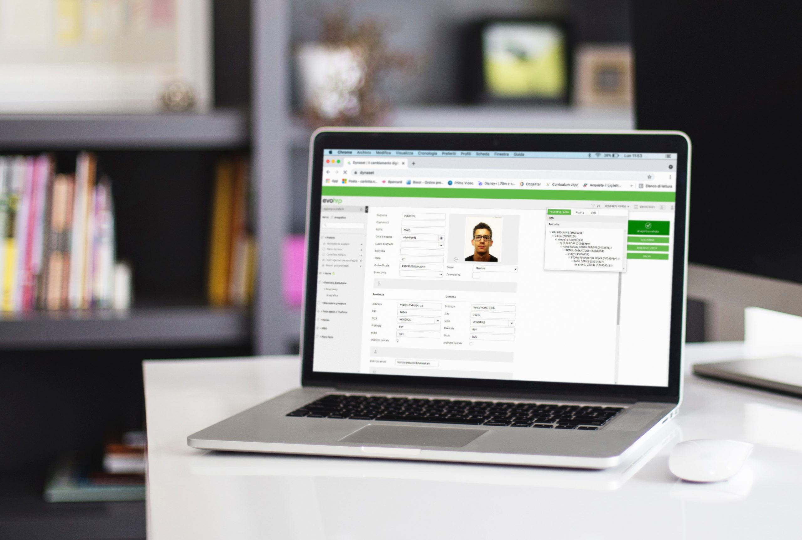 evohrp screenshot: evohrp platform