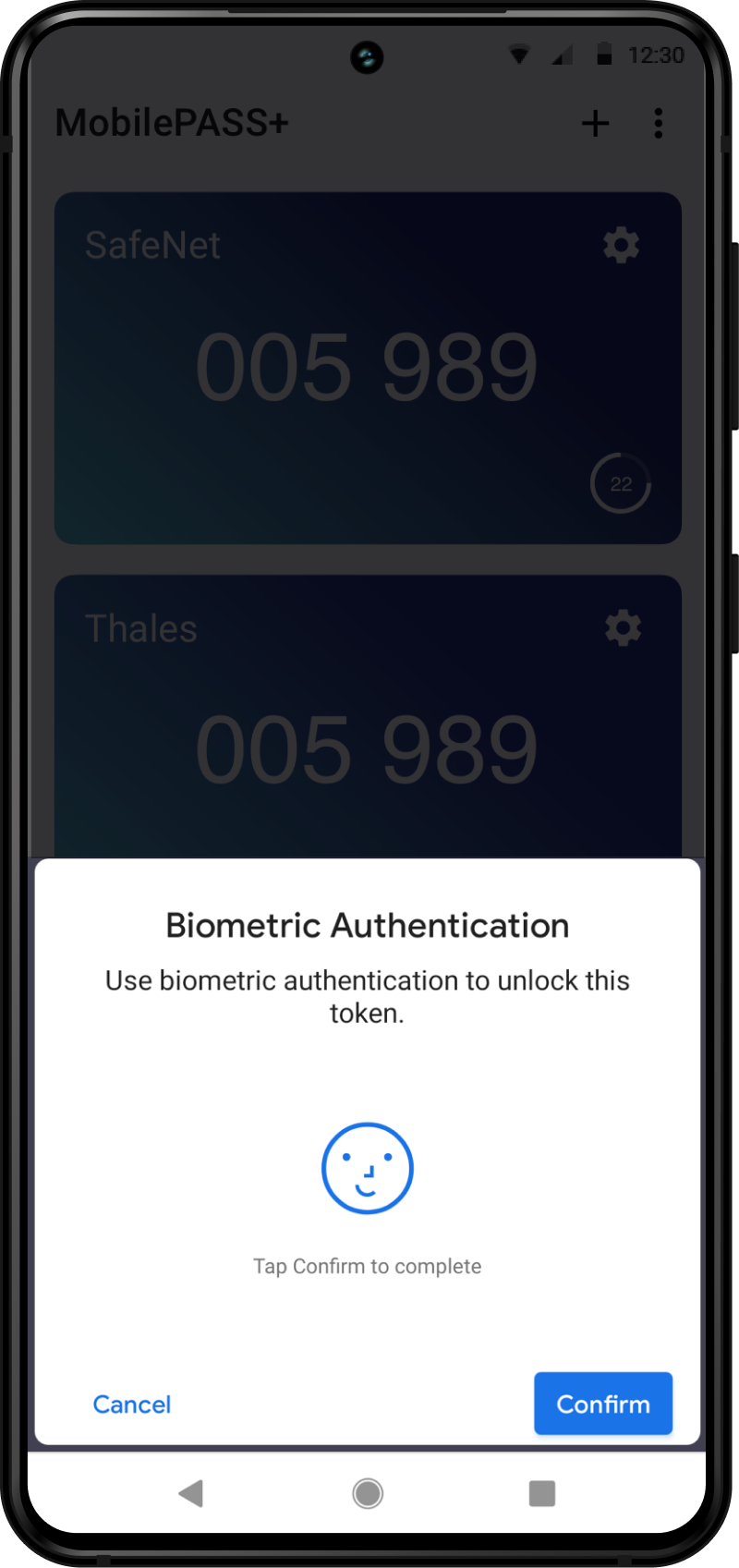 MobilePass+ Biometric Authentication