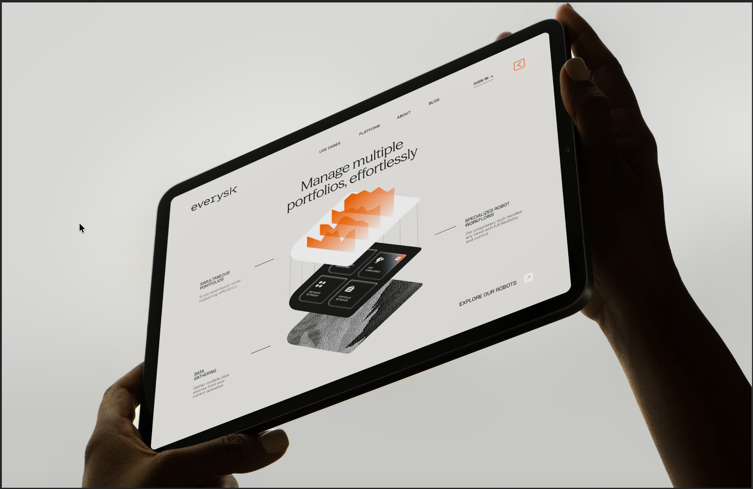 Everysk screenshot: Manage multiple portfolios effortlessly