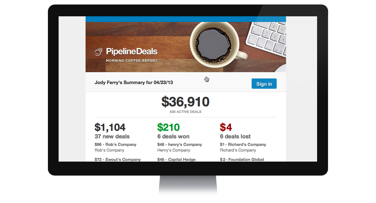 Pipeline Software - Receive daily pipeline updates in your inbox.