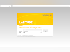 Latitude WMS Software - Login page - thumbnail
