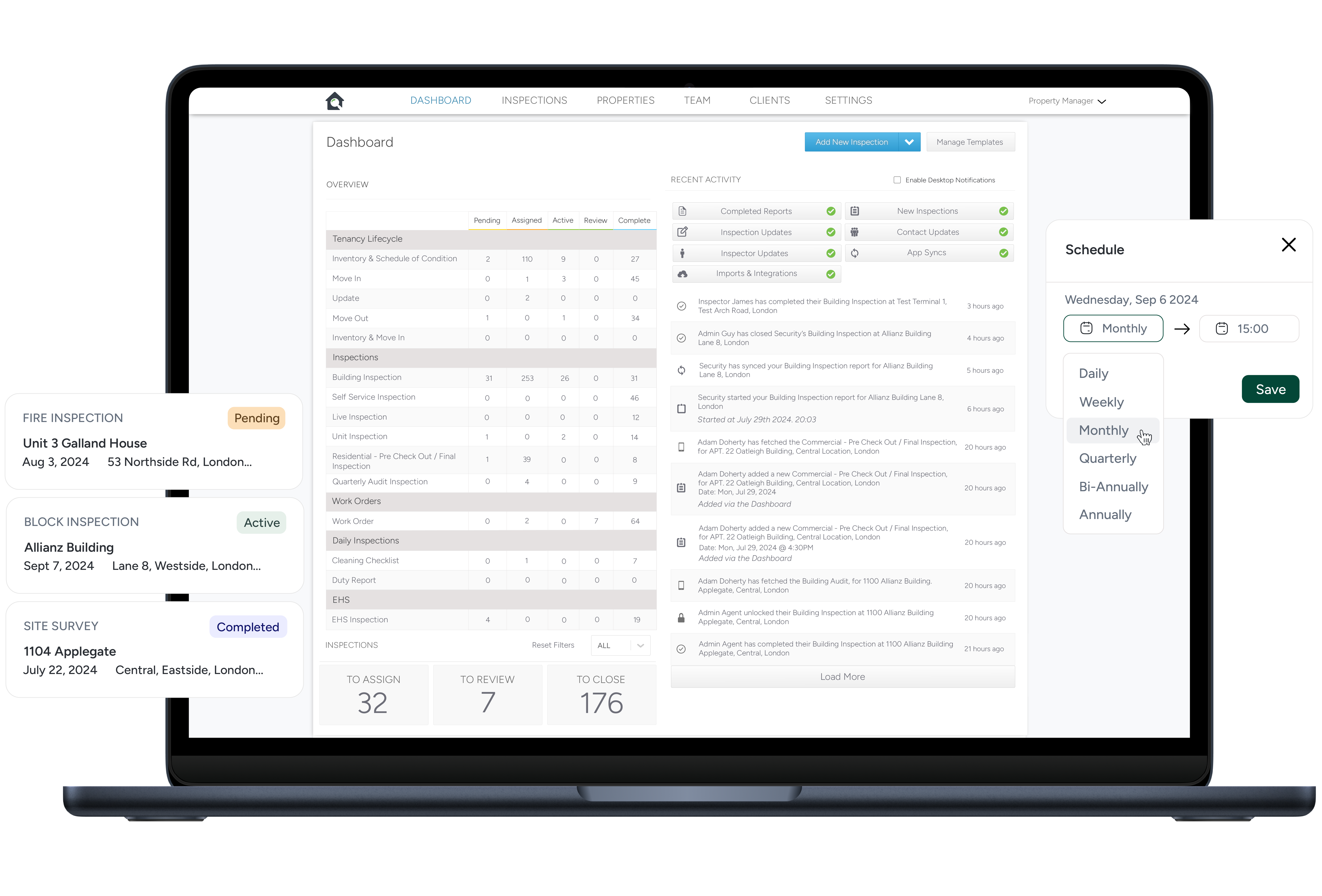 Property Inspect screenshot: Enhance your real estate operations with Property Inspect – the industry standard in property inspection and operations software.