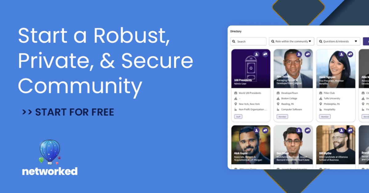 Start a Robust, Private, & Secure Community.