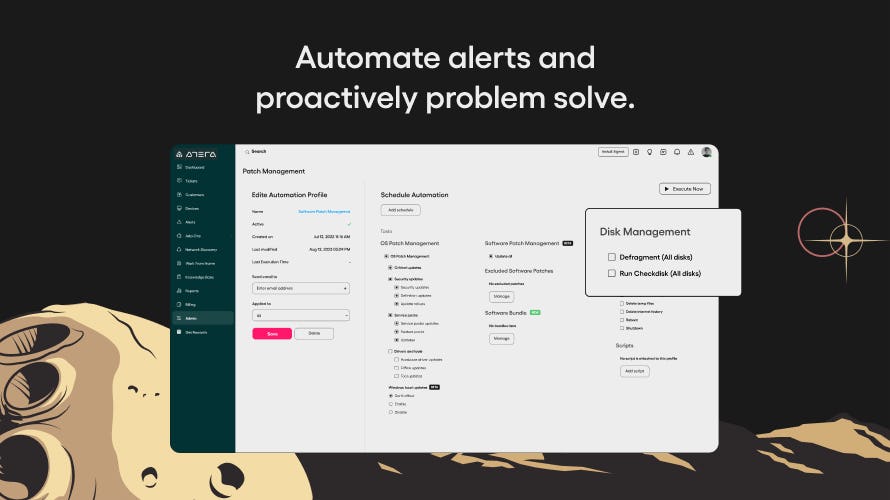 Atera Software - Automate alerts