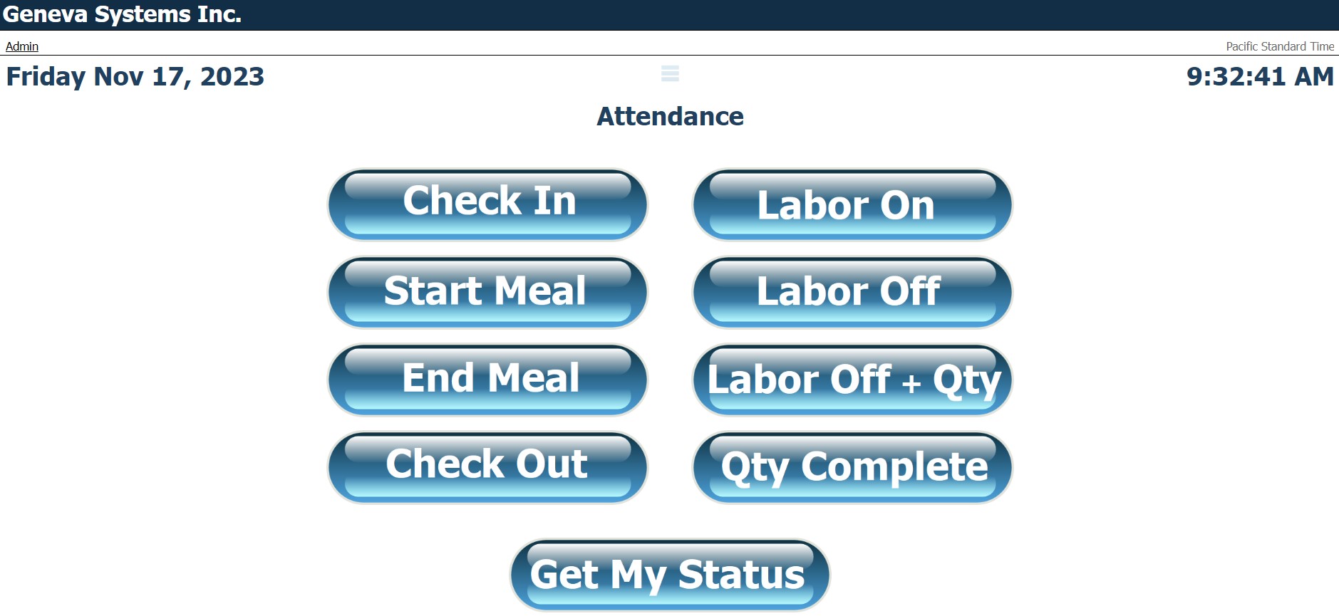Employee Attendance Capturing Console