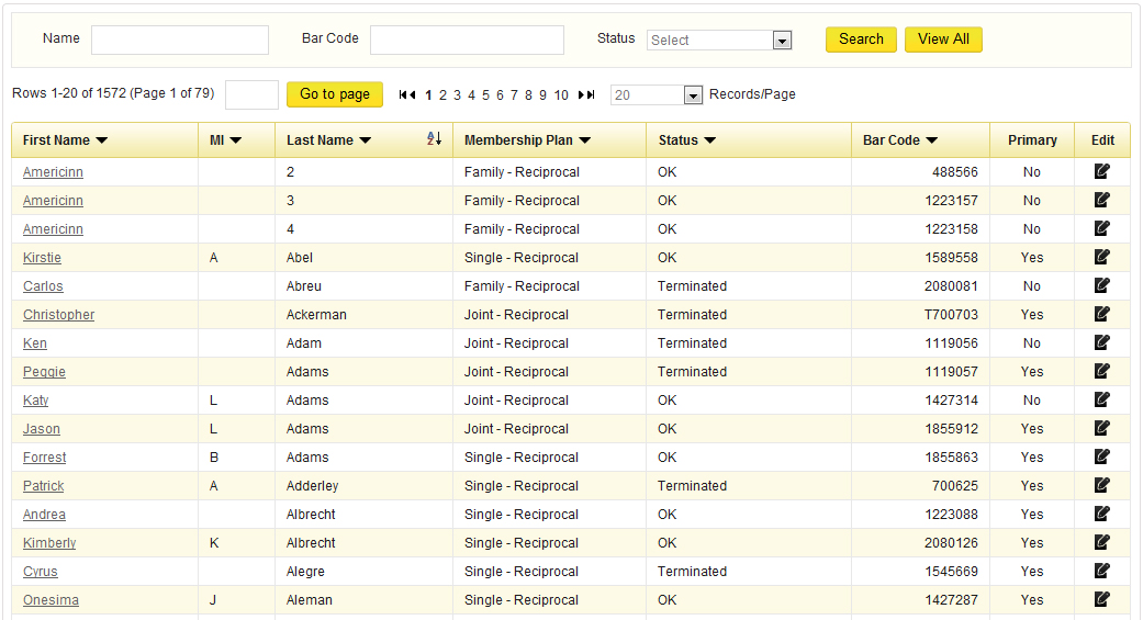 iGo Figure offers users an overview of all memberships, current and past