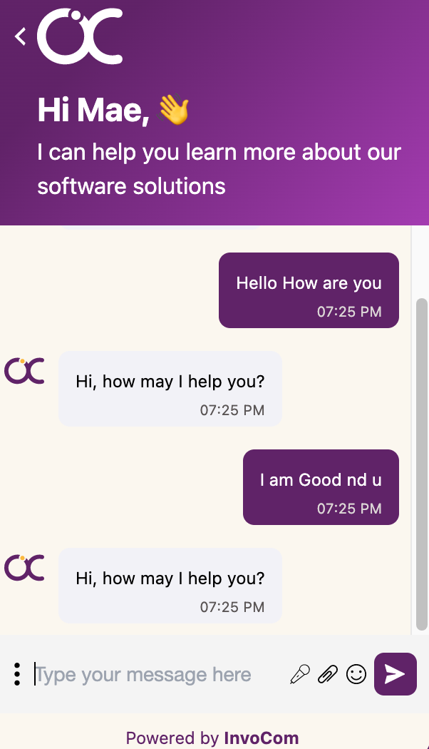 Chatbot Responce