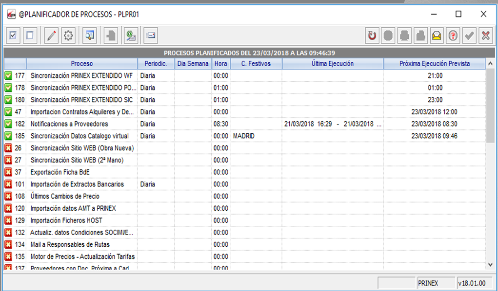Prinex Software - Prinex process planner
